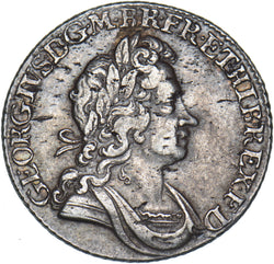 1725 Shilling - George I British Silver Coin - Very Nice