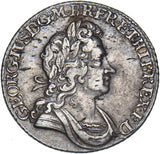 1725 Shilling - George I British Silver Coin - Very Nice