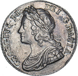 1735 Shilling - George II British Silver Coin - Very Nice