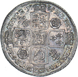 1735 Shilling - George II British Silver Coin - Very Nice