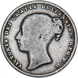 1866 Shilling - Victoria British Silver Coin