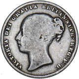 1866 Shilling - Victoria British Silver Coin