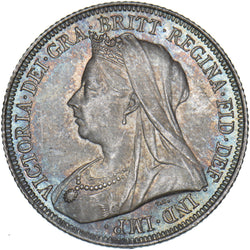 1901 Shilling - Victoria British Silver Coin - Superb