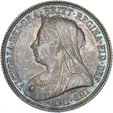 1901 Shilling - Victoria British Silver Coin - Superb