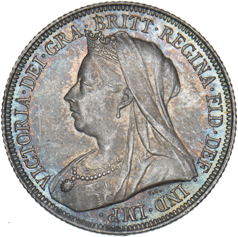 1901 Shilling - Victoria British Silver Coin - Superb