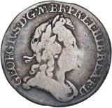 1723 SSC Sixpence - George I British Silver Coin