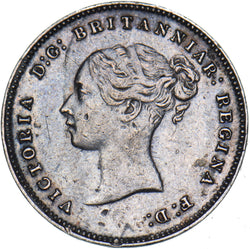 1886 Maundy Fourpence - Victoria British Silver Coin - Nice