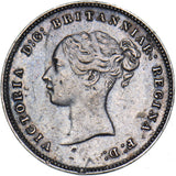 1886 Maundy Fourpence - Victoria British Silver Coin - Nice
