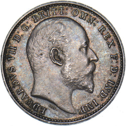 1907 Maundy Fourpence - Edward VII British Silver Coin - Very Nice