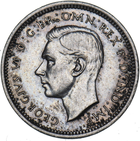 1937 Maundy Fourpence - George VI British Silver Coin - Very Nice