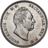 1836 Groat (Fourpence) - William IV British Silver Coin - Very Nice