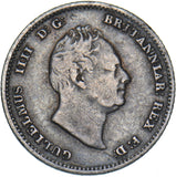 1836 Groat (Fourpence) - William IV British Silver Coin - Nice