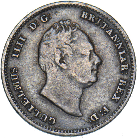 1836 Groat (Fourpence) - William IV British Silver Coin - Nice