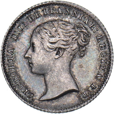 1838 Groat (Fourpence) - Victoria British Silver Coin - Superb