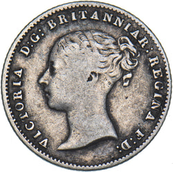 1841 Groat (Fourpence) - Victoria British Silver Coin
