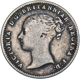 1841 Groat (Fourpence) - Victoria British Silver Coin
