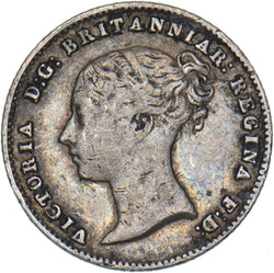 1843 Groat (Fourpence) - Victoria British Silver Coin