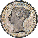 1845 Groat (Fourpence) - Victoria British Silver Coin - Superb
