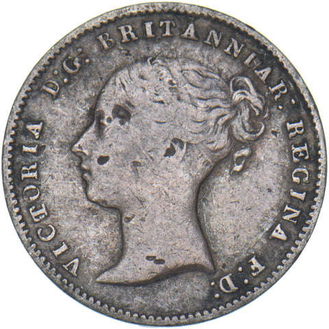 1843 Threepence - Victoria British Silver Coin
