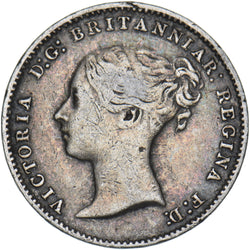 1868 Threepence - Victoria British Silver Coin