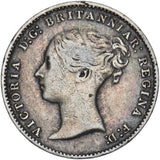 1868 Threepence - Victoria British Silver Coin
