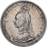 1891 Threepence - Victoria British Silver Coin - Nice