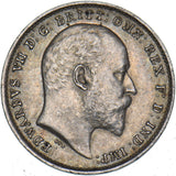 1903 Threepence - Edward VII British Silver Coin - Very Nice