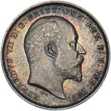 1910 Threepence - Edward VII British Silver Coin - Superb