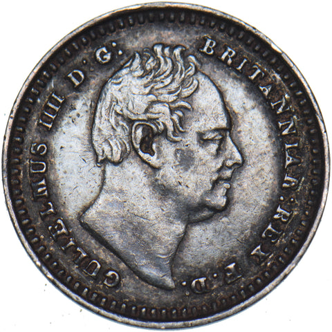 1834 Threehalfpence - William IV British Silver Coin - Very Nice