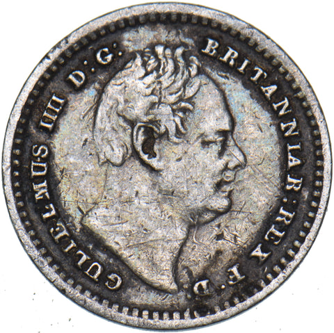 1834 Threehalfpence - William IV British Silver Coin - Nice