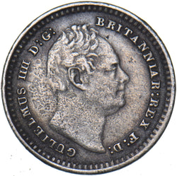 1835 Threehalfpence - William IV British Silver Coin - Nice