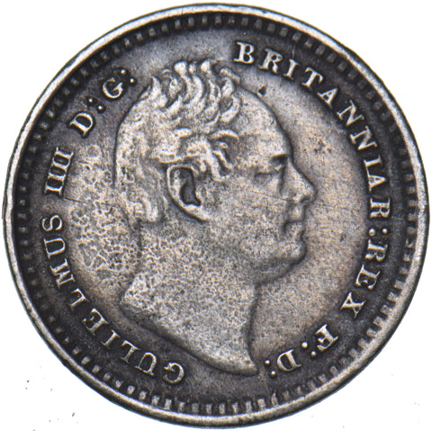 1835 Threehalfpence - William IV British Silver Coin - Nice