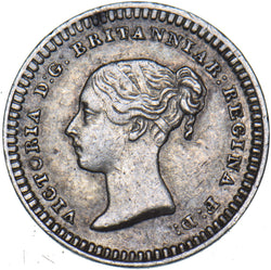 1843 Threehalfpence - Victoria British Silver Coin - Very Nice
