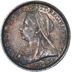 1900 Maundy Twopence - Victoria British Silver Coin - Very Nice