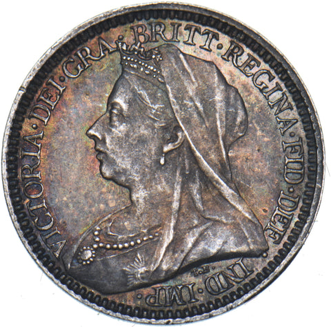 1900 Maundy Twopence - Victoria British Silver Coin - Very Nice