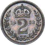 1932 Maundy Twopence - George V British Silver Coin - Superb