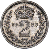 1936 Maundy Twopence - George V British Silver Coin - Very Nice