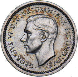 1944 Maundy Twopence - George VI British Silver Coin - Superb