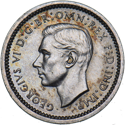 1944 Maundy Twopence - George VI British Silver Coin - Superb
