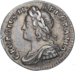 1759 Maundy Penny - George II British Silver Coin - Nice