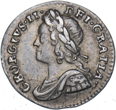 1759 Maundy Penny - George II British Silver Coin - Nice