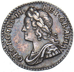 1750 Maundy Penny - George II British Silver Coin - Very Nice