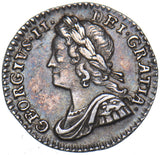 1750 Maundy Penny - George II British Silver Coin - Very Nice
