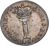1760 Maundy Penny - George II British Silver Coin - Very Nice