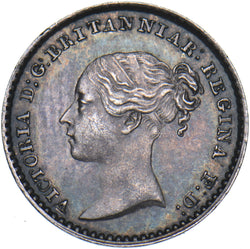 1844 Maundy Penny - Victoria British Silver Coin - Superb