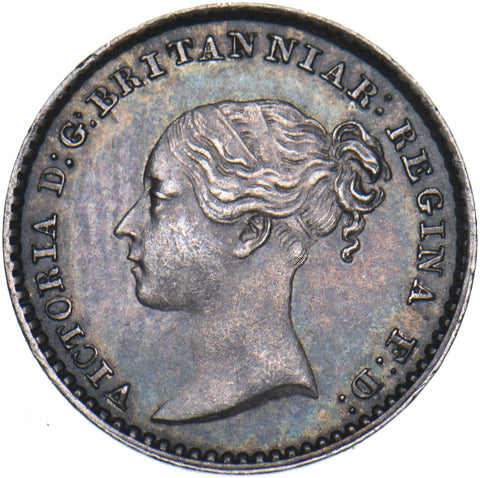 1844 Maundy Penny - Victoria British Silver Coin - Superb