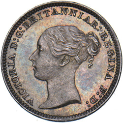 1881 Maundy Penny - Victoria British Silver Coin - Superb