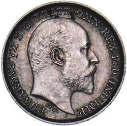 1902 Maundy Penny - Edward VII British Silver Coin - Superb