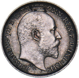 1902 Maundy Penny - Edward VII British Silver Coin - Superb