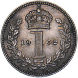 1902 Maundy Penny - Edward VII British Silver Coin - Superb